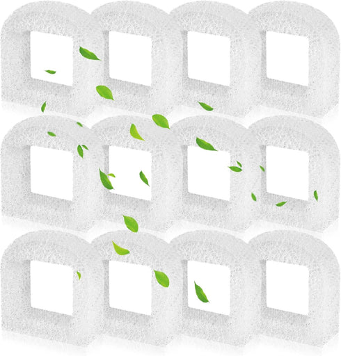 Cat Water Fountain Filters, 12 Pack Replacement Foam Sponge Pre-Filters for Ceramic and Stainless Steel Fountains