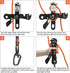 NewDoar Climbing Stop Descender Rappelling Belay for Ropes 10-12mm, CE Certified for Novices, Rescue & Arborist
