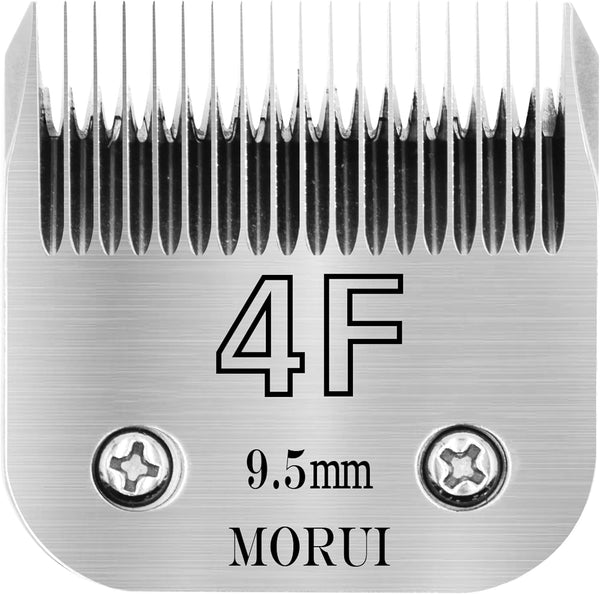 4F Cut Length 3/8"(9.5mm) Detachable Pet Dog Clipper Blades, UltraEdge Series Compatible with Most Andis, Oster A5 Wahl