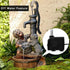 PULACO 400GPH Submersible Water Pump, 25W Durable Fountain Pump with 5 ft Tubing for Aquariums