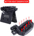 J02A Resin Disc Brake Pads with Cooling Fin, Compatible with Shimano XTR M9000/DEORE XT M8100/DEORE XT M8000/DEORE XT