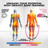 Weighted Jump Rope for Fitness, 1.5lb 2.5lb 3.5lb Heavy Skipping Rope for Home Gym, Improve Strength and Muscle