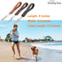 Guiding Star Short Leather Dog Leash, Traffic Leash for Large Medium Dogs, Training and Walking (12"*3/4", Orange)