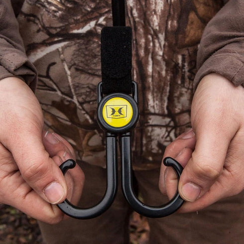 Hawk Claw Hanging Hooks - Durable Universal Fit Hunting Accessories with Adjustable Straps, 2-Pack