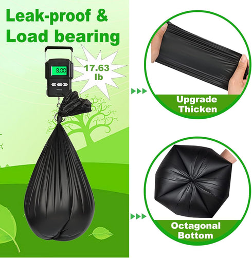 108 8 5 Portable Toilet Bags, TALTBREX Gallon Biodegradable Camping Toilet Bags for Portable Potty, Thickened