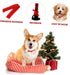 Christmas Pet Scarf, Mini Christmas Scarf for Wine Bottle Decorations, Pack of 10