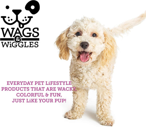 Wags & Wiggles 16 Oz Freshen Deodorizing Dog Shampoo, Very Berry Scent - Odor-Eliminating Dog Shampoo with Tea Tree Oil