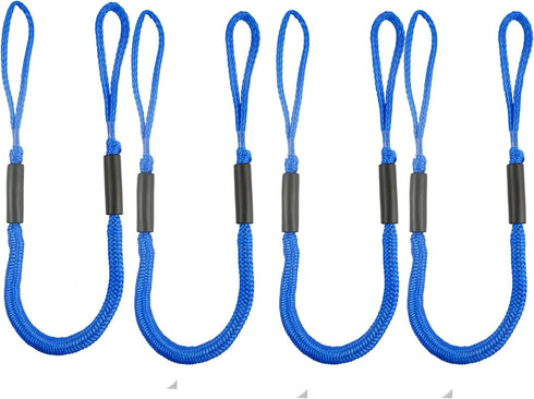 Jranter Bungee Dock Lines - 4 Feet Bungee Shock Cords for Boat, PWC, Jet Ski, Kayak, Canoe (4 Packs)