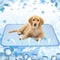 ULIGOTA Dog Cooling Mat, Breathable Washable Pet Cooling Pad for Crate, Kennel, Sofa with Non-Slip Bottom