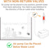 10PCS Aquarium Air Check Valve, One Way Non-Return for Air Pump, 3/16 Inch Airline Tubing, Fish Tank Accessories (Red)