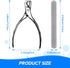 Trimmer Set, Professional Stainless Steel Dog Cat Nail Clippers & Sharp Blades for Precise Cutting, Easy-Grip Ergonomic