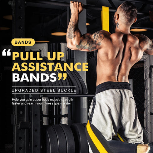 Pull Up Assistance Bands, Heavy Duty Resistance Band for Strength Training with Adjustable Weight and Size
