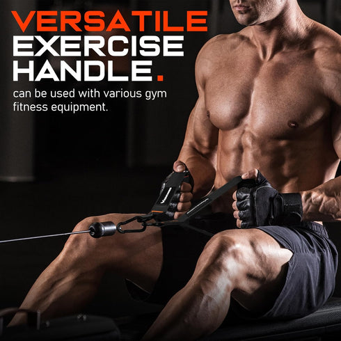 RENRANRING Gym Exercise Handles, Replacement Attachments for Cable Machine Pulleys and Strength Trainers