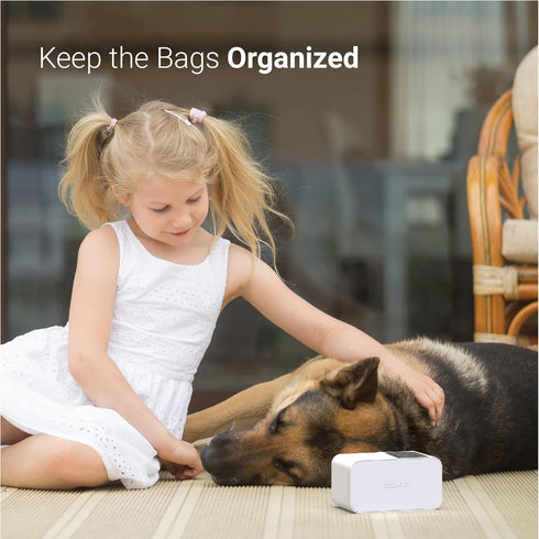 8 SVD.PET Dog Poop Bag Holder Dispenser, Wall mount or Tabletop, Holds Rolls of Waste Bags, Indoor/Outdoor Use
