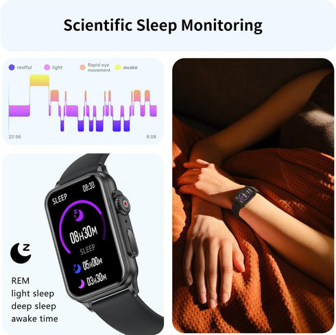 FITVII Nexa Fitness Tracker, Smart Watch with Blood Pressure, Blood Oxygen, 24/7 Heart Rate Monitor, Step Counter