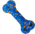 Super Tough Dog Bone, Blue - Tough Toy for Aggressive Chewers, Soft Fetch Dog Toy for Indoor and Outdoor Play