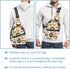 PAFEFO (2) Backpack Daypacks shrimp tofu ginger bok choy Sling Crossbody Bag Convertible, Small Diaper Bag Hiking