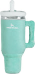 Nestpark Tumbler Cup Funny Dog Toy - Parody Plush Squeaky Crinkle Dog Toy (Mint Green)