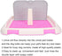 Indoor Potty Tray Indoor Dog Toilet with Fence, Suitable for Small Dogs and Puppies, Designed for Timed Urination
