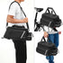 MOSISO Bike Rack Bag with Rain Cover, Insulated Bicycle Rear Seat Bag with 2 Foldable Panniers