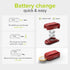 VELMIA Running Lights for Runners (2 Pack) for Maximum Safety and Visibility, Clip-On Strobe Reflective Gear