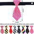 PET SHOW 8pcs Dot Stripe Small Dogs Collar Charms - Neckties for Medium Dogs, Cats, Puppies, Holiday Costumes