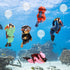 5PCS Floating Fish Tank Decorations - Cute Little Diver Aquarium Ornaments for All Kinds of Fish Tanks (Size: