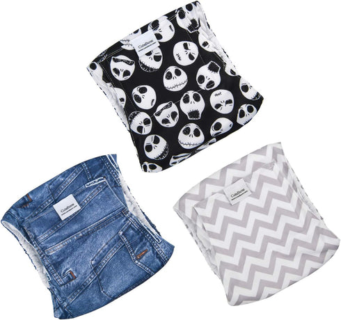 CuteBone Dog Belly Bands for Male Dogs, Washable Doggie Diapers DM06M