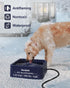 Cat,1.22 79" Heated Water Bowl for Dog Gallon,Outdoor Waterproof Heated Pet Water Dish with Chew Resistant Cord