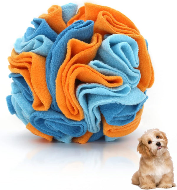 WishLotus 5.9 Inch Snuffle Ball for Dogs, Colorful Sniffing Training Toy for Small Dogs & Natural Foraging