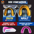 Youth Mouth Guard for Kids (USA Flag & Fangs) - 20 Colors to Choose from - Football, MMA, Rugby, Boxing