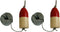 KUFA 2 Pack of Sports 1/4" x 100' Lead Rope & 5"X11" Red/White