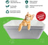 Disposable Litter Boxes for Cats, Maximum Odor Control, Large Size (5 pieces)