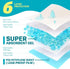 CLEAN SPACES 120 Count 22"x 22", 30 Count/Pack 4 Packs Super Absorbency Puppy Pads Leakproof Quick Drying Dog Training