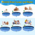 Foldable Dog Pool - 79" x 12" Anti-Slip Portable Swimming Pool, Collapsible Kiddie Pool for Outdoor and Indoor Pets