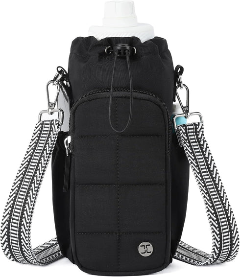 Telena Water Bottle Holder with Strap RFID Crossbody Bags for Women for