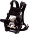 YBEKI SPD Pedals, Hybrid Pedal with Toe Clip & Straps, Suitable for Spin Bike & Indoor Exercise Bikes