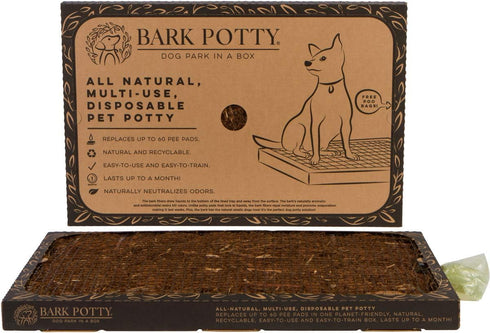 Disposable Dog Potty, Multi-Use Odor Neutralizing Non-Leaking Solution for Indoor/Outdoor Use