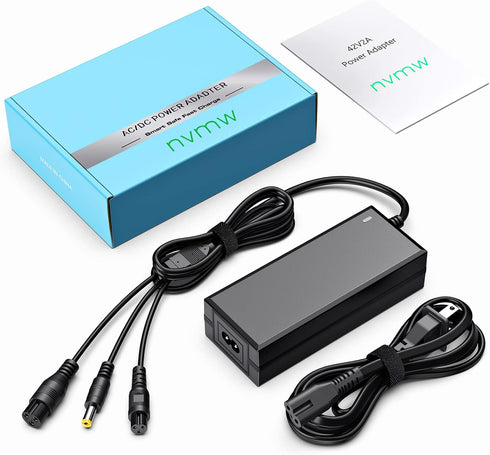 nvmw 3 1 2A 42v/36v 3 (8mm/12mm) (5.5mm*2.5mm 2.1mm) in Replacement Charger for Claw Female Port Universal for, Jetson