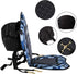 Universal Deluxe Kayak Seat Cushion with Storage Bag, 4 Adjustable Straps for Boat, SUP, Canoe, Rafting, Fishing