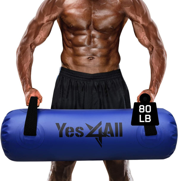 Yes4All Large Aqua Bags for Workout, 45-80lbs, Ultimate Core Water Weights, Portable Stability Fitness