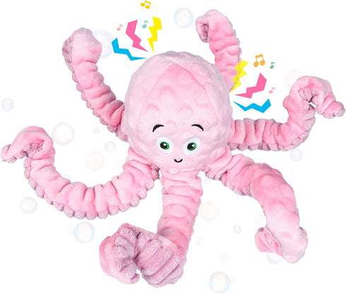 Dog Squeaky Toys Octopus, Tough Plush Toys for Large Medium Small Dogs, Funny Birthday Presents