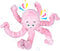 Dog Squeaky Toys Octopus, Tough Plush Toys for Large Medium Small Dogs, Funny Birthday Presents