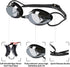 Swim Goggles, Anti Fog Swimming Goggles with UV Protection Mirrored & Clear Lenses