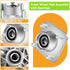 Golf Cart Front Wheel Hub Assembly with Bearings for 2003-Up Club Car DS & Precedent, 2018-Up Tempo Gas & Electric (2