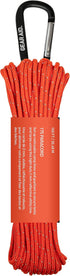 GEAR AID 175 Paracord - Lightweight Visible Guyline for Securing Tarps and Tents, 100 ft, Orange Reflective
