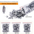 Wire Cage Buckle Pliers with 900 Wire Cage Clips - Fasten Clips Hog Ring Pliers for Chicken Cages, Rabbit Hutches, Pet