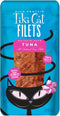 Tiki Cat Filet, All Natural Tuna, High Moisture Non-GMO Wet Cat Food Topper, 1 oz Pouch, Pack of 12