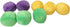 Midlee Squeaky and Crinkley Plush Dog Balls, Set of 8 (3 1/2" Refill Hide a Ball)