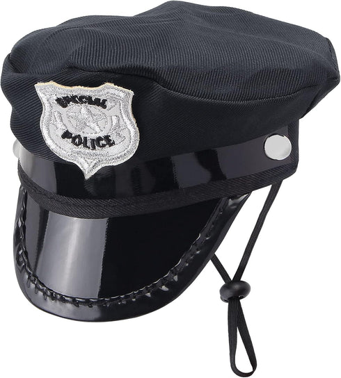 Yewong Pet Police Costume Accessory Set, Dog Cat Police Hat Badge and Sunglasses for Halloween Cosplay Party